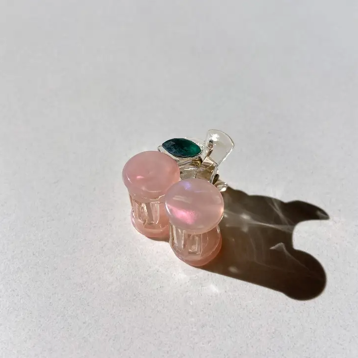 Cherry Mini Hair Claw Clip