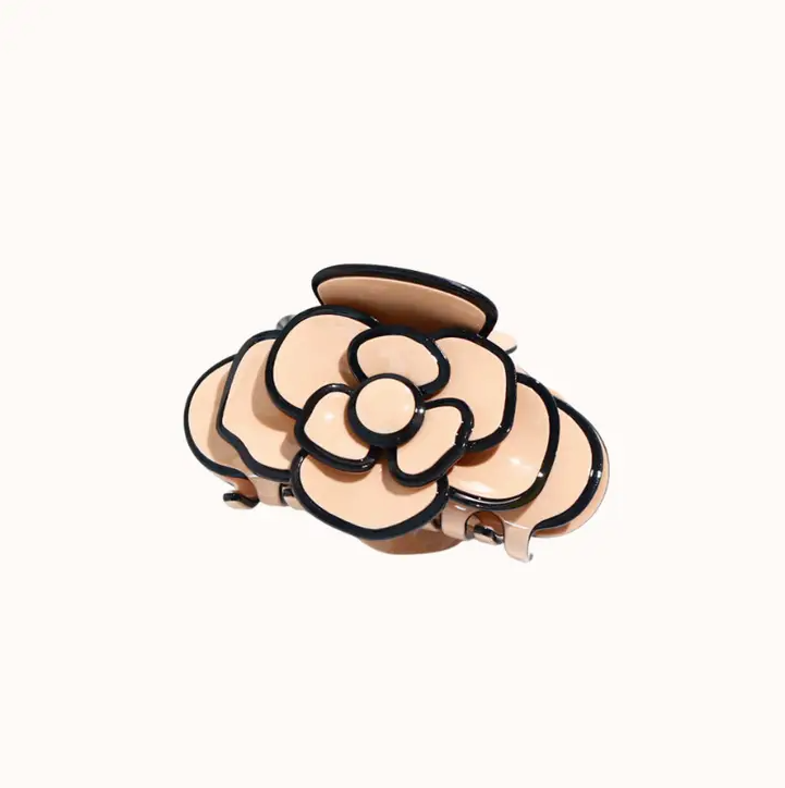 Big Camellia Flower Claw Hair Clip