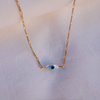 Mother of Pearl Evil Eye Necklace