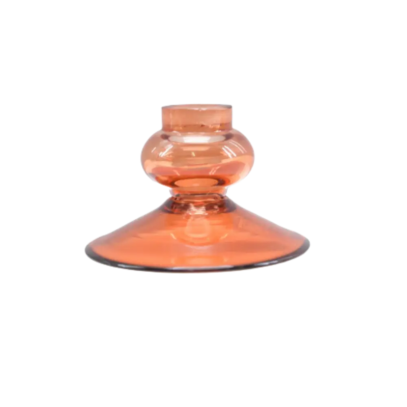 Glass Candle Holder Small