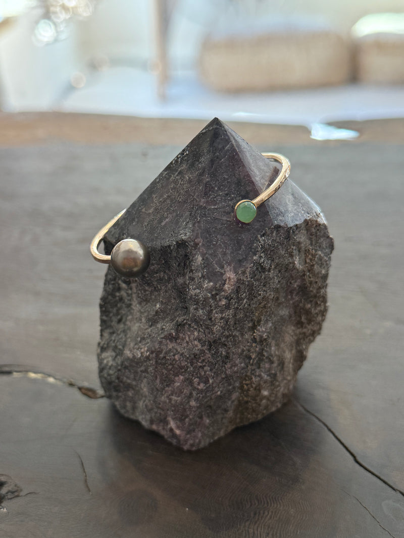 Hilo Gemstone Cuff