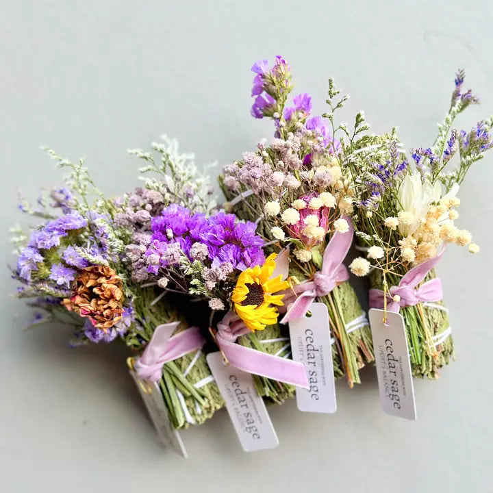 Uplift + Balance Cedar Sage and Flowers