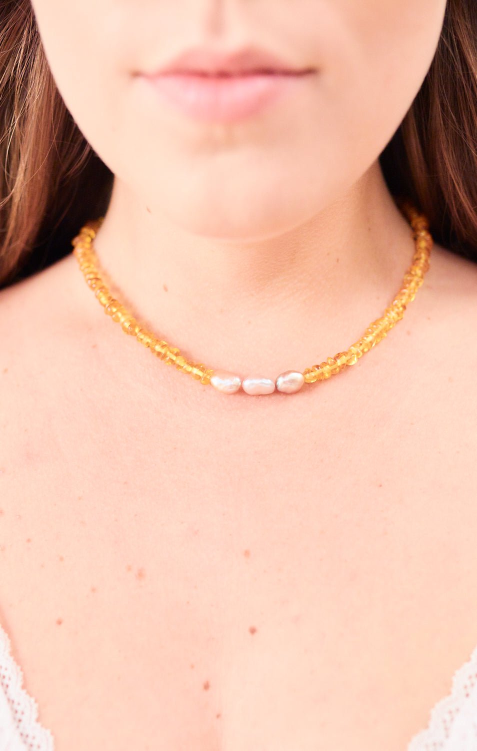 Adult Amber Necklace - Driftwood Maui & Home By Driftwood
