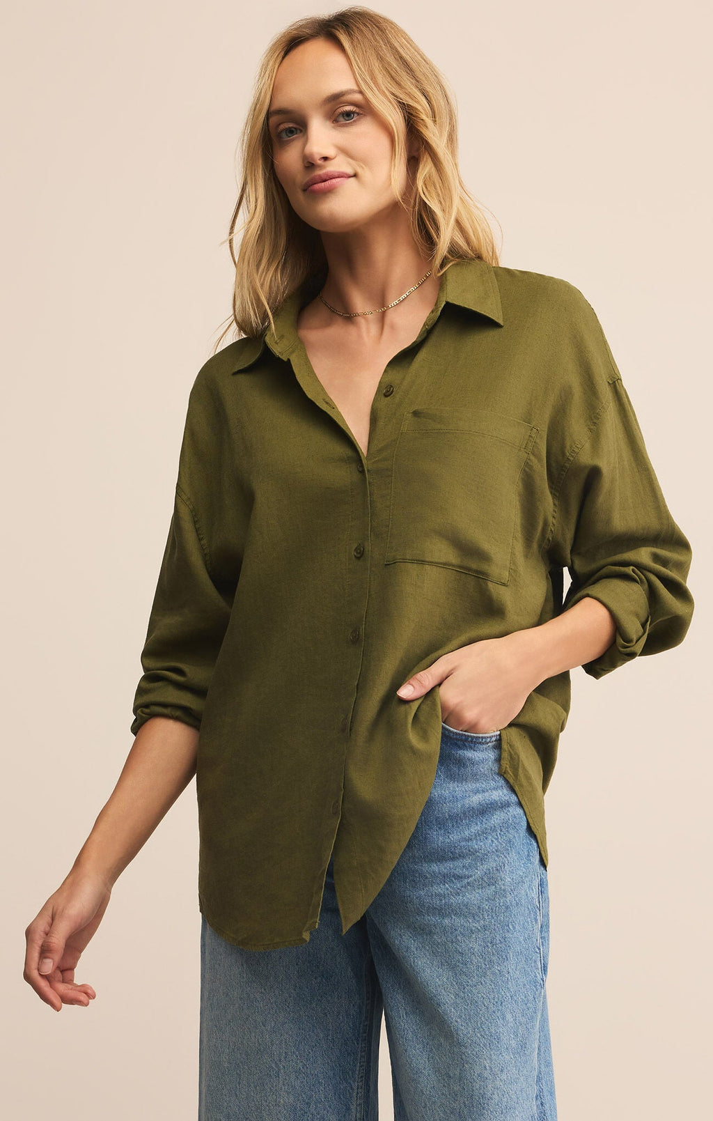 Z SupplyAlfie Button Up ShirtButton Down