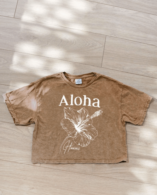 Oat CollectiveAloha Cropped TeeTee Shirt