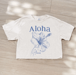 Oat CollectiveAloha Cropped TeeTee Shirt