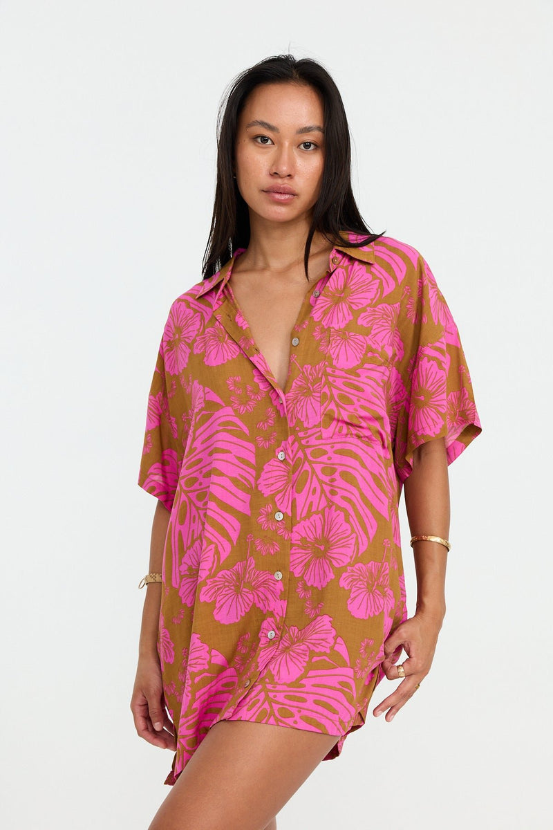 Aloha Shirt Dress