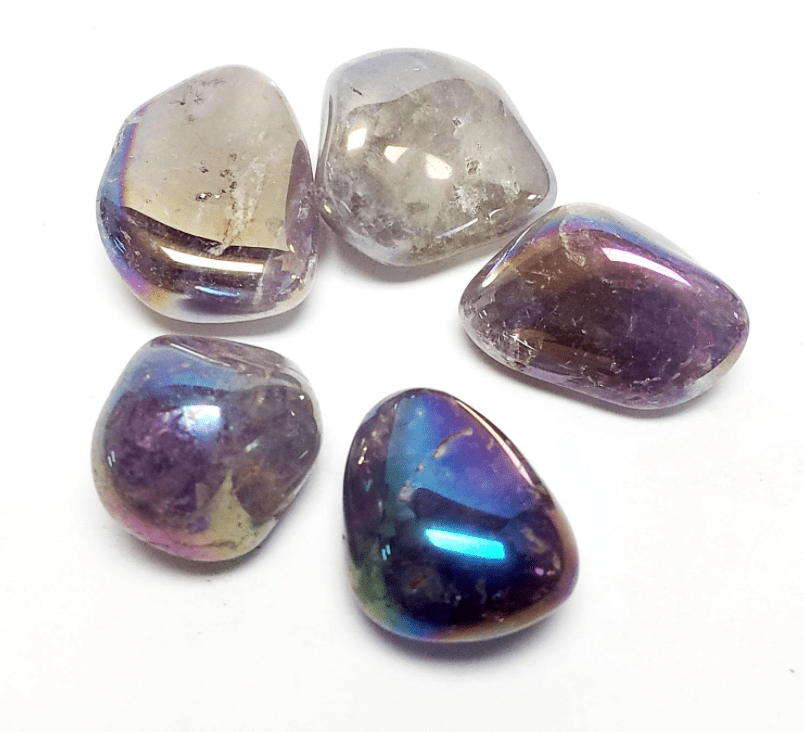 Angel Aura Amethyst Pebble