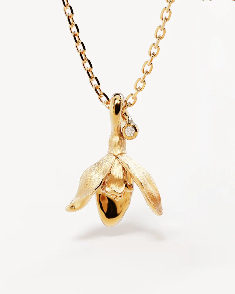 By CharlotteBirth Flower Necklace - Snow Drop JanuaryNecklaces