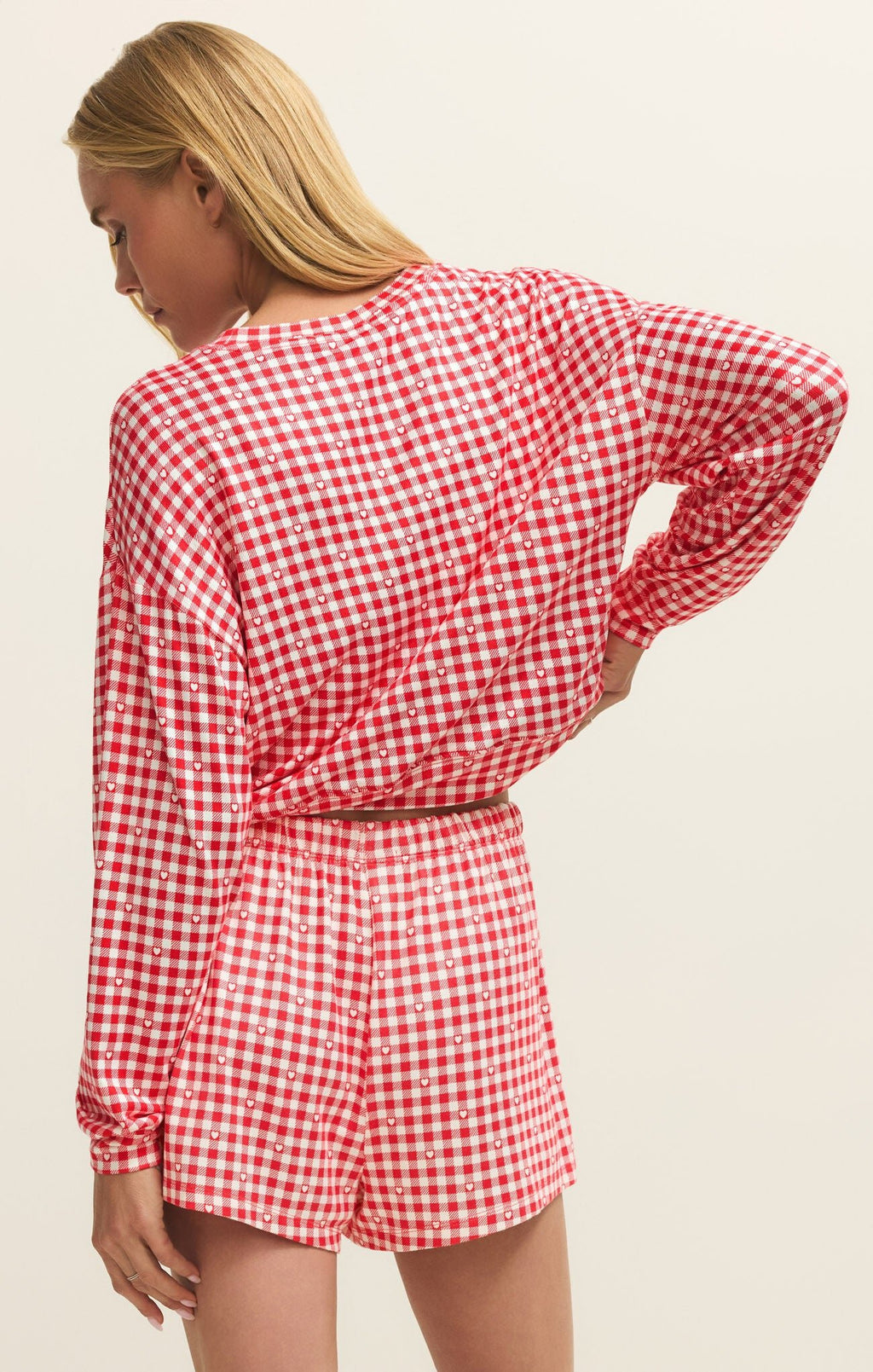 Z SupplyBisous Gingham PJ LongsleeveTops