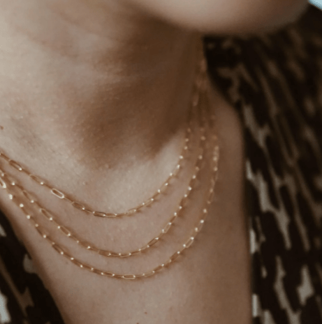 Bitsy Paperclip Chain Necklace