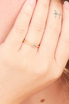 Baguette Gemstone Ring