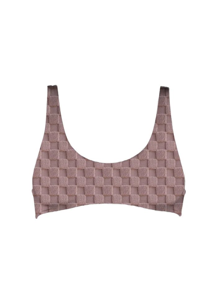 Mocha Terry Check