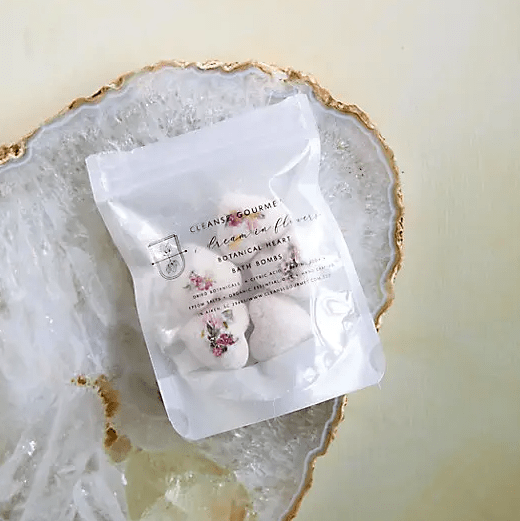 Botanical Heart Shaped Bath Bombs - Driftwood Maui & Home By Driftwood