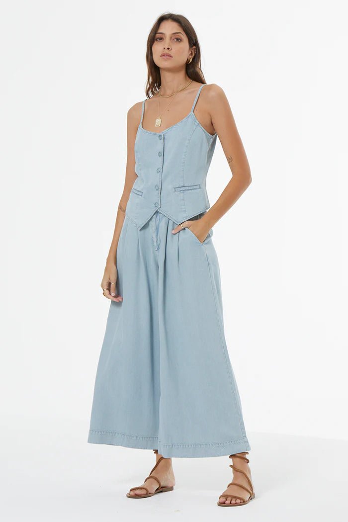 Calvin Crop Wide Leg Trouser