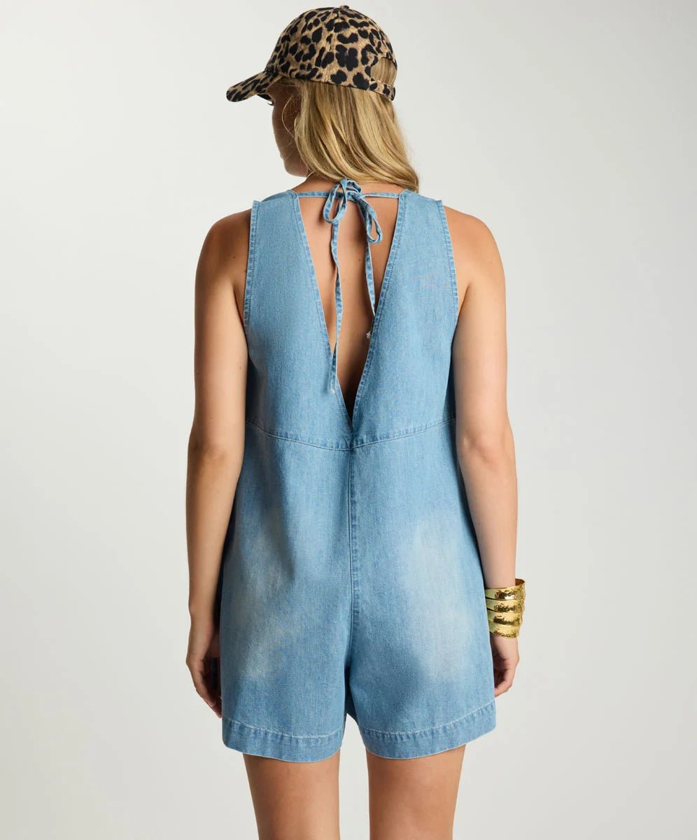 One TeaspoonCascade Sleeveless PlaysuitJumpsuit