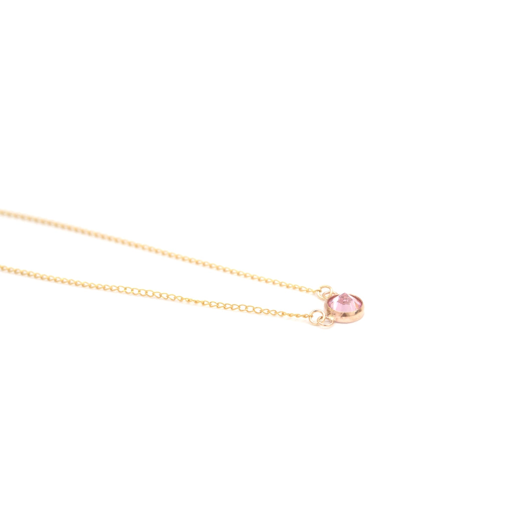 Pink Spike Thorn Necklace