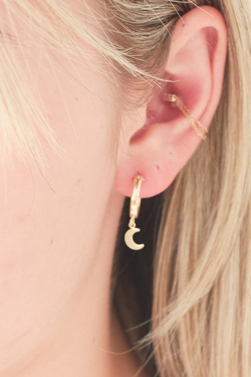 Celestial Huggie Earrings