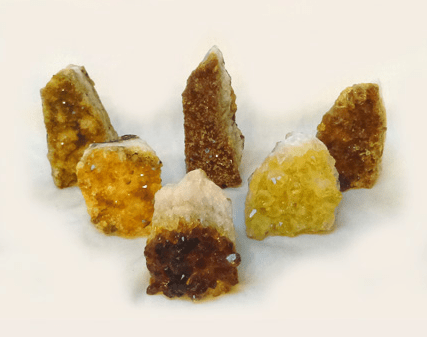 Citrine Cluster With Cut Base
