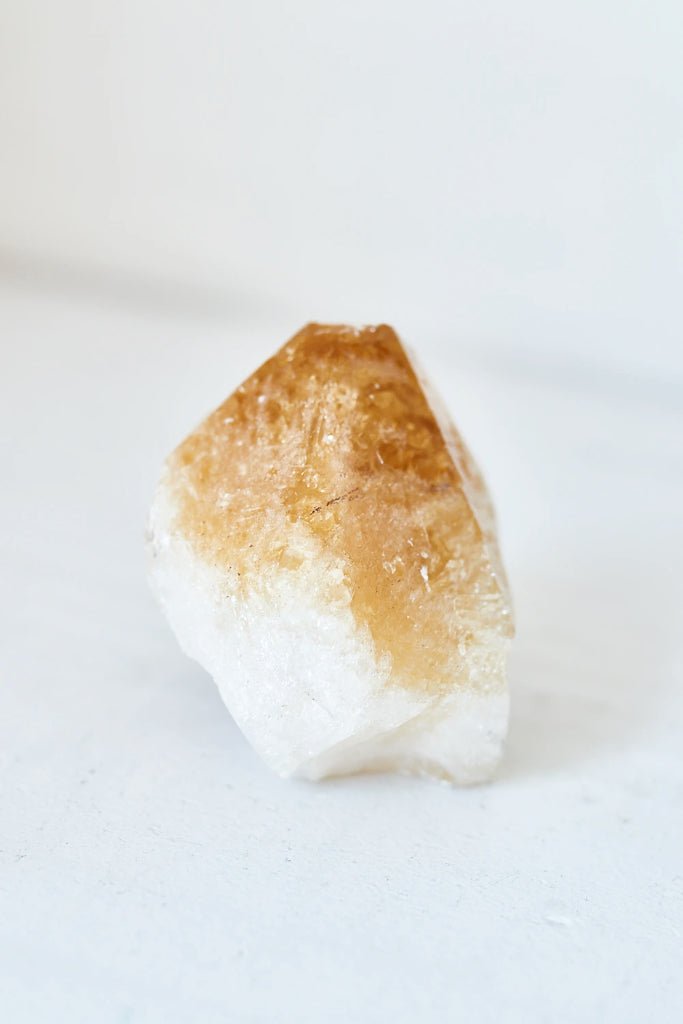 Citrine Point With Natural Sides