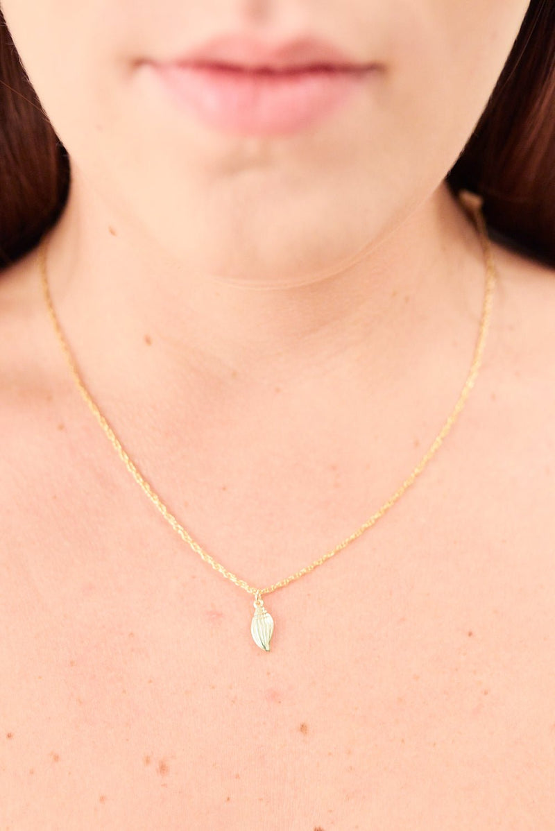 Conch Shell Pendant Necklace