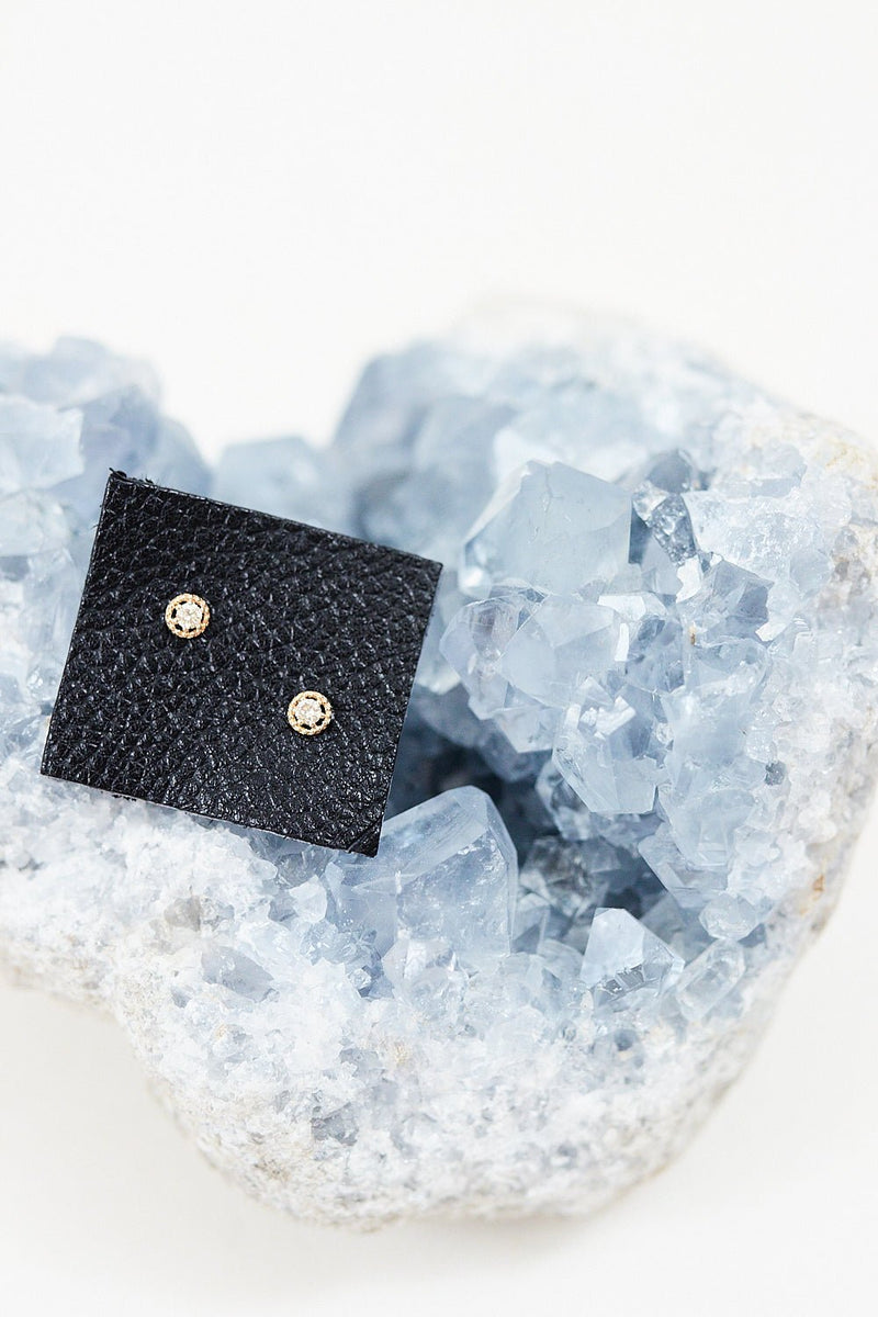 Crown Diamond Stud
