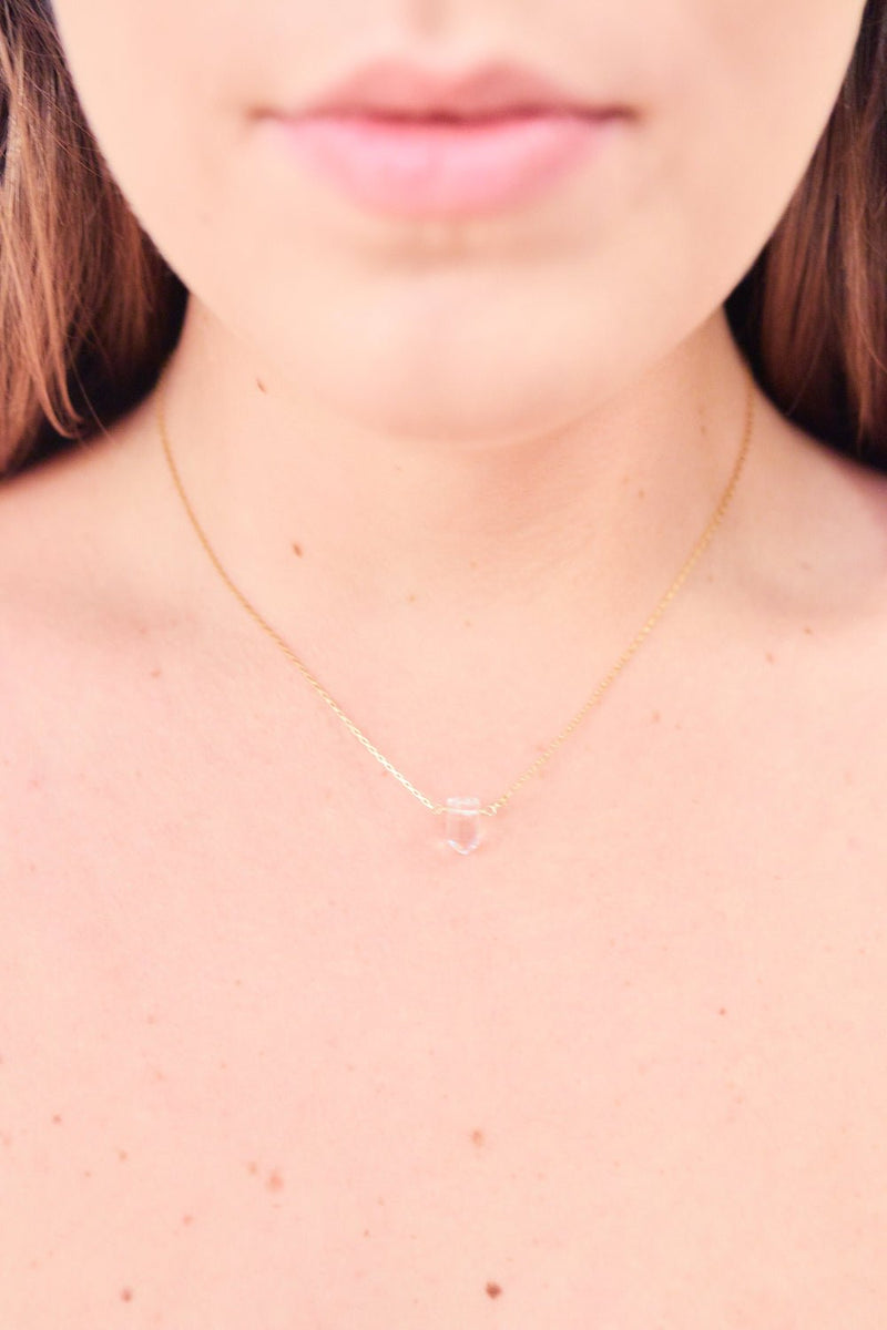 Crystal Quartz Point Necklace