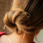 A.N.DDainty Gold Bow Ponytail InsertHair Clips