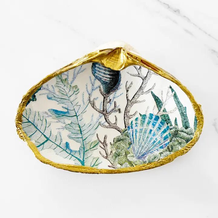 ADODecoupage Clam ShellsTable top