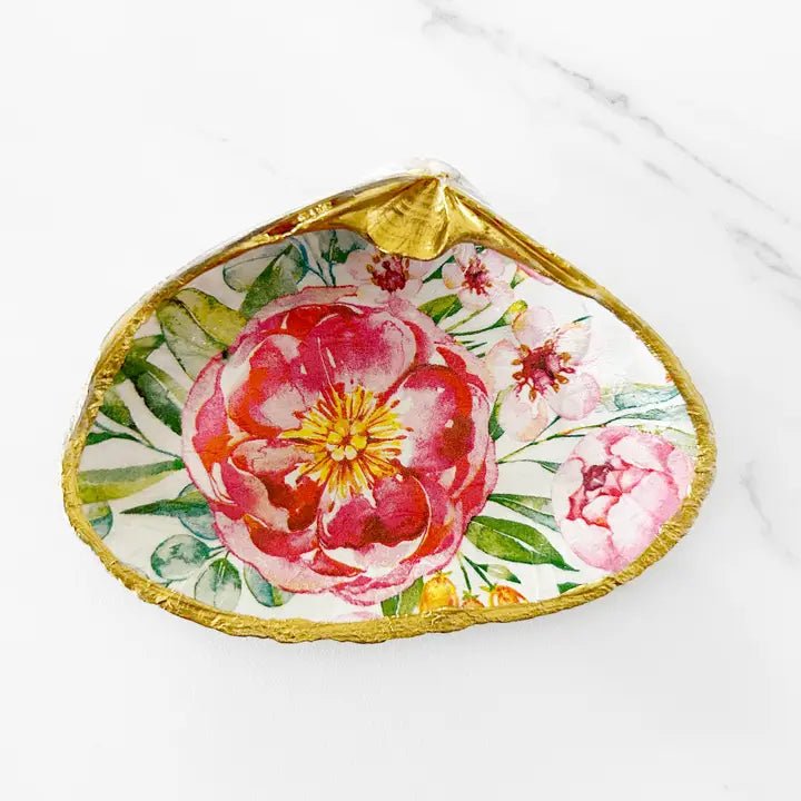 ADODecoupage Clam ShellsTable top