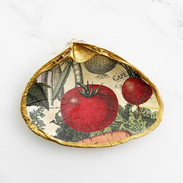 ADODecoupage Clam ShellsTable top