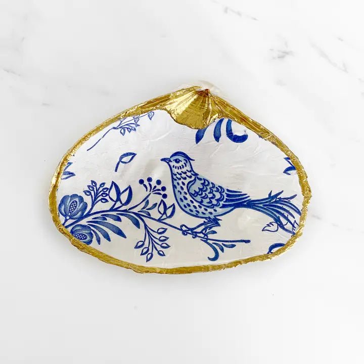 ADODecoupage Clam ShellsTable top