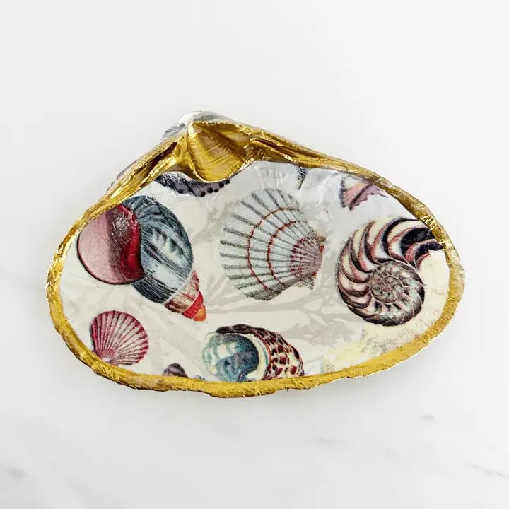 ADODecoupage Clam ShellsTable top