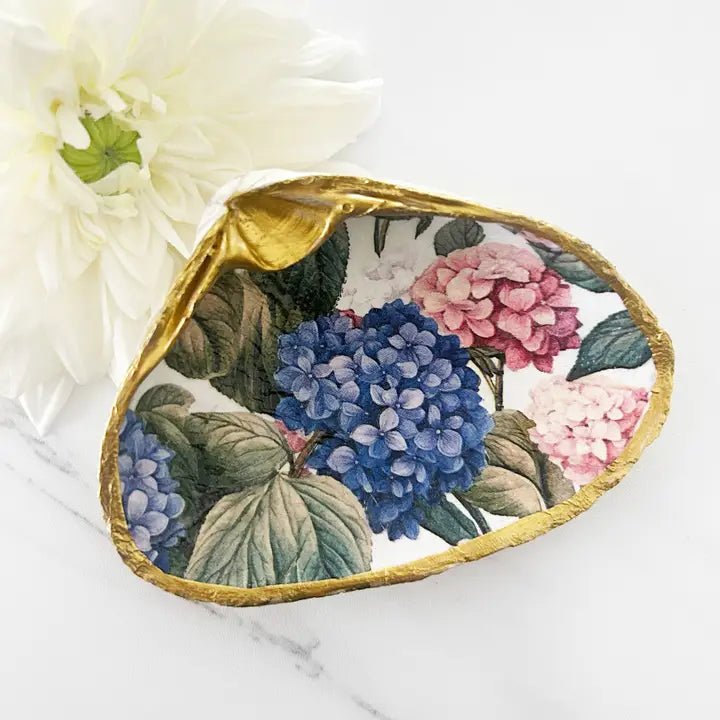 Blue and Pink Hydrangea