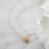 Diamond Rose Pendant
