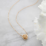 Diamond Rose Pendant
