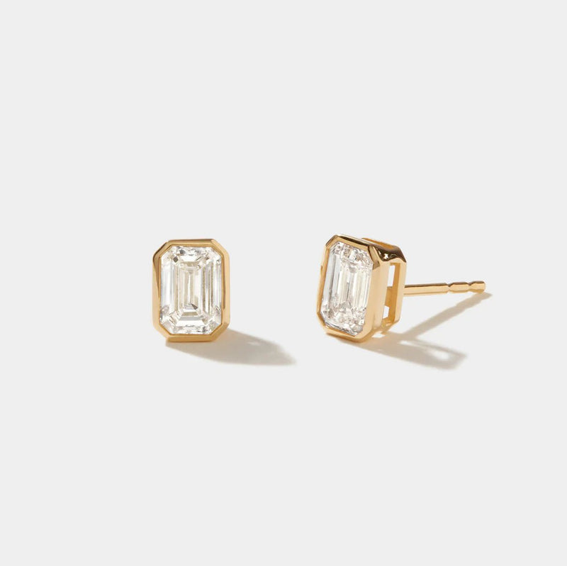 Cove Fine JewelryEmerald Cut Diamond Studs EarringsEarrings