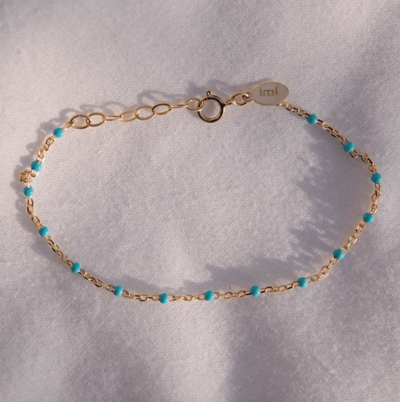 Enamel Spotlight Chain Bracelet