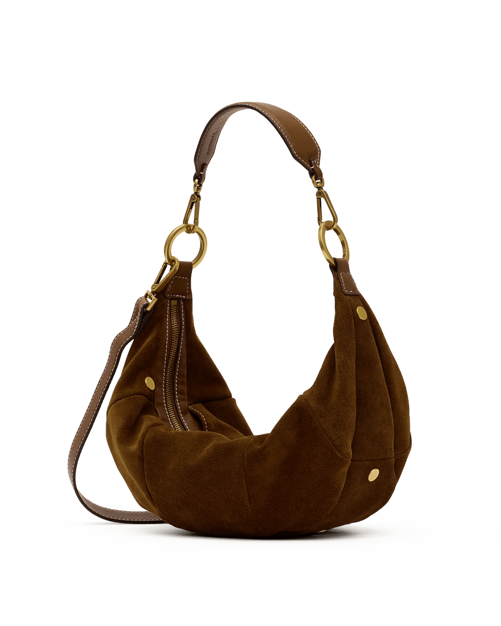 Cinnamon Suede/Antique Gold