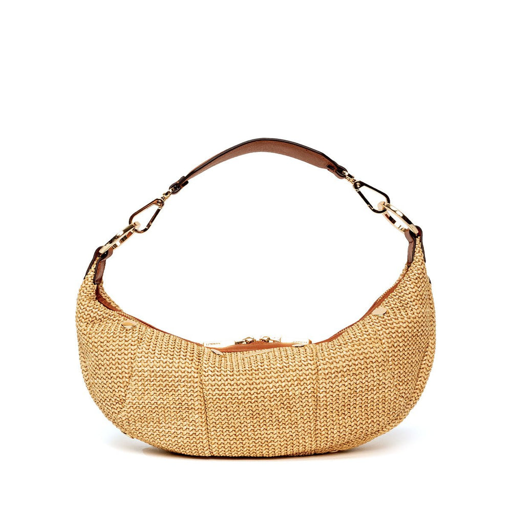 Cocoa Raffia/Gold