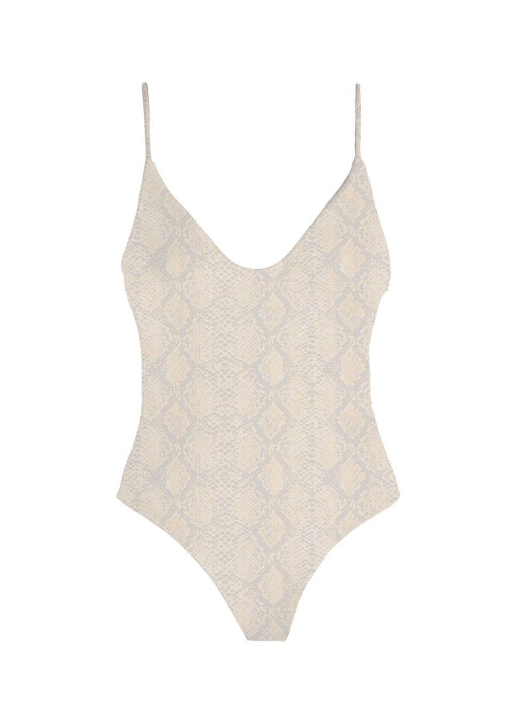 Beige sake print bodysuit on a white background