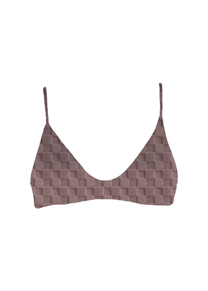 Mocha Terry Check