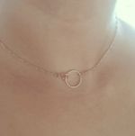 Figaro Chain Circle Choker