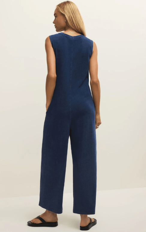 Driftwood Maui & Coast By DriftwoodFiona Jersey Denim JumpsuitJumpsuit