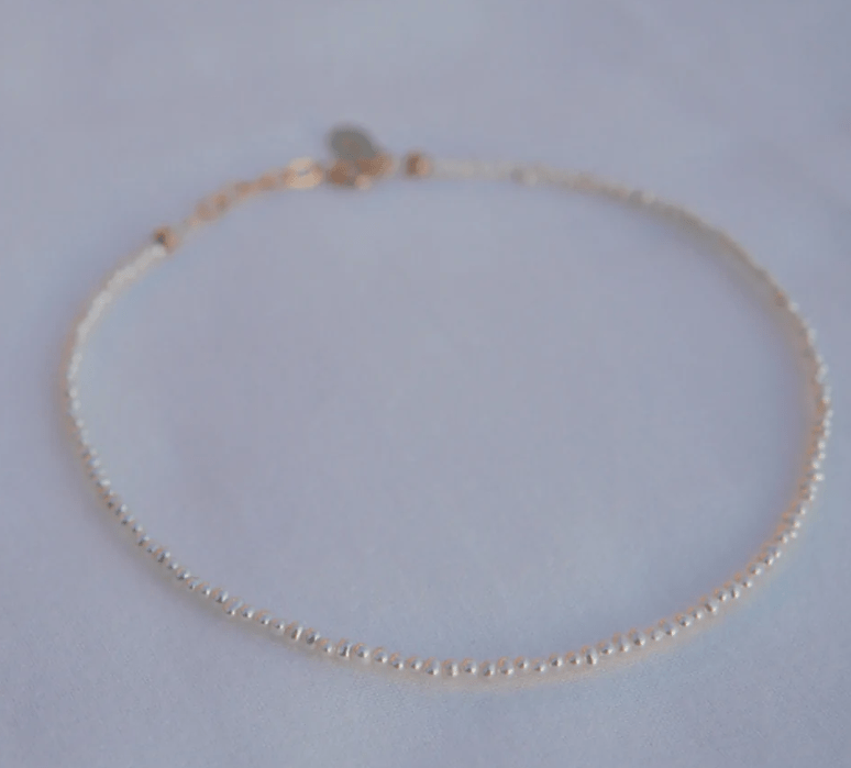 Freshwater Seed Pearl Anklet - Driftwood Maui & Home By Driftwood