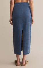 Z SupplyGail Jersey Denim Midi SkirtSkirts