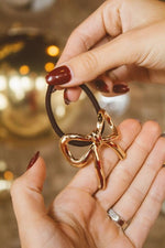 A.N.DGilded Bow Pinytail CuffHair Clips