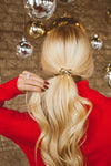 A.N.DGilded Bow Pinytail CuffHair Clips