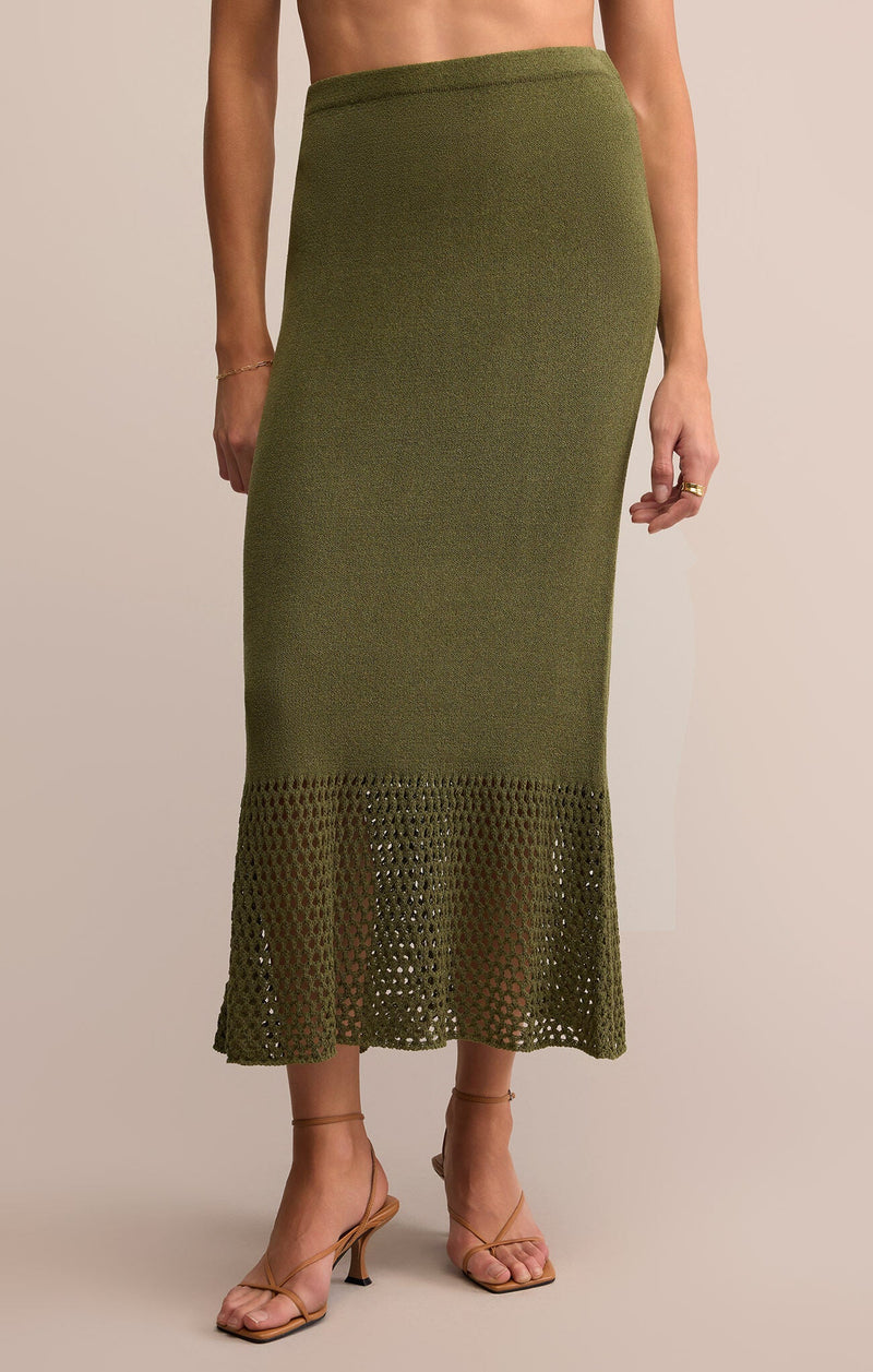 Z SupplyHaven Sweater Knit Midi SkirtSkirts