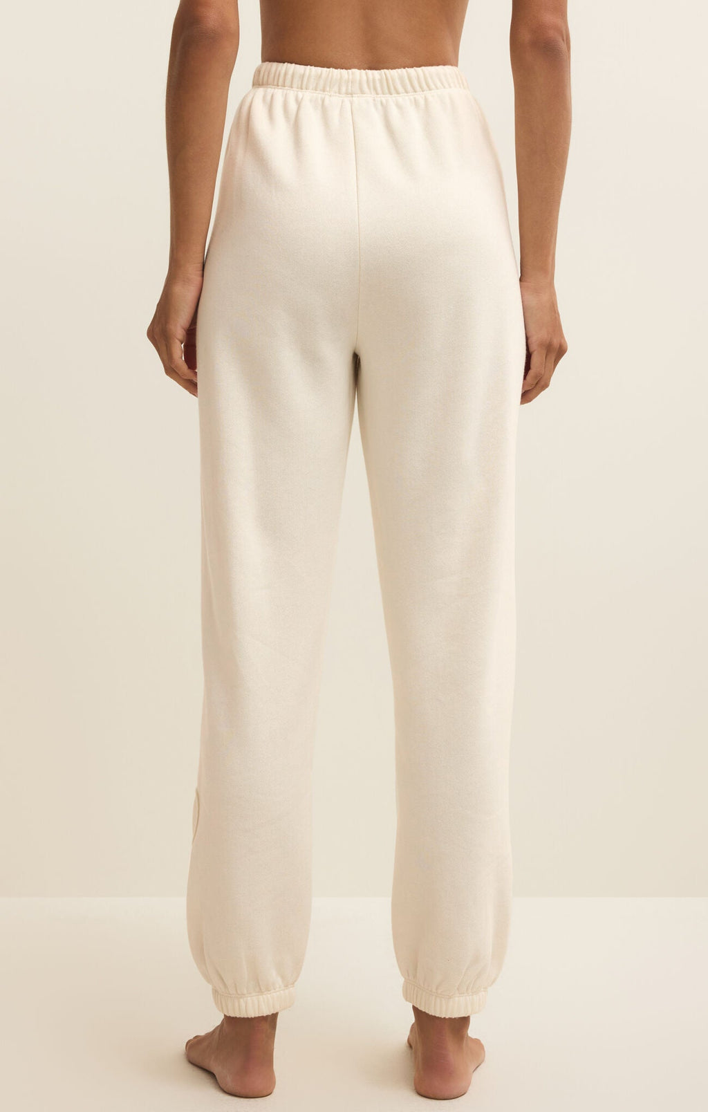 white jogger sweatpants tie drawstring